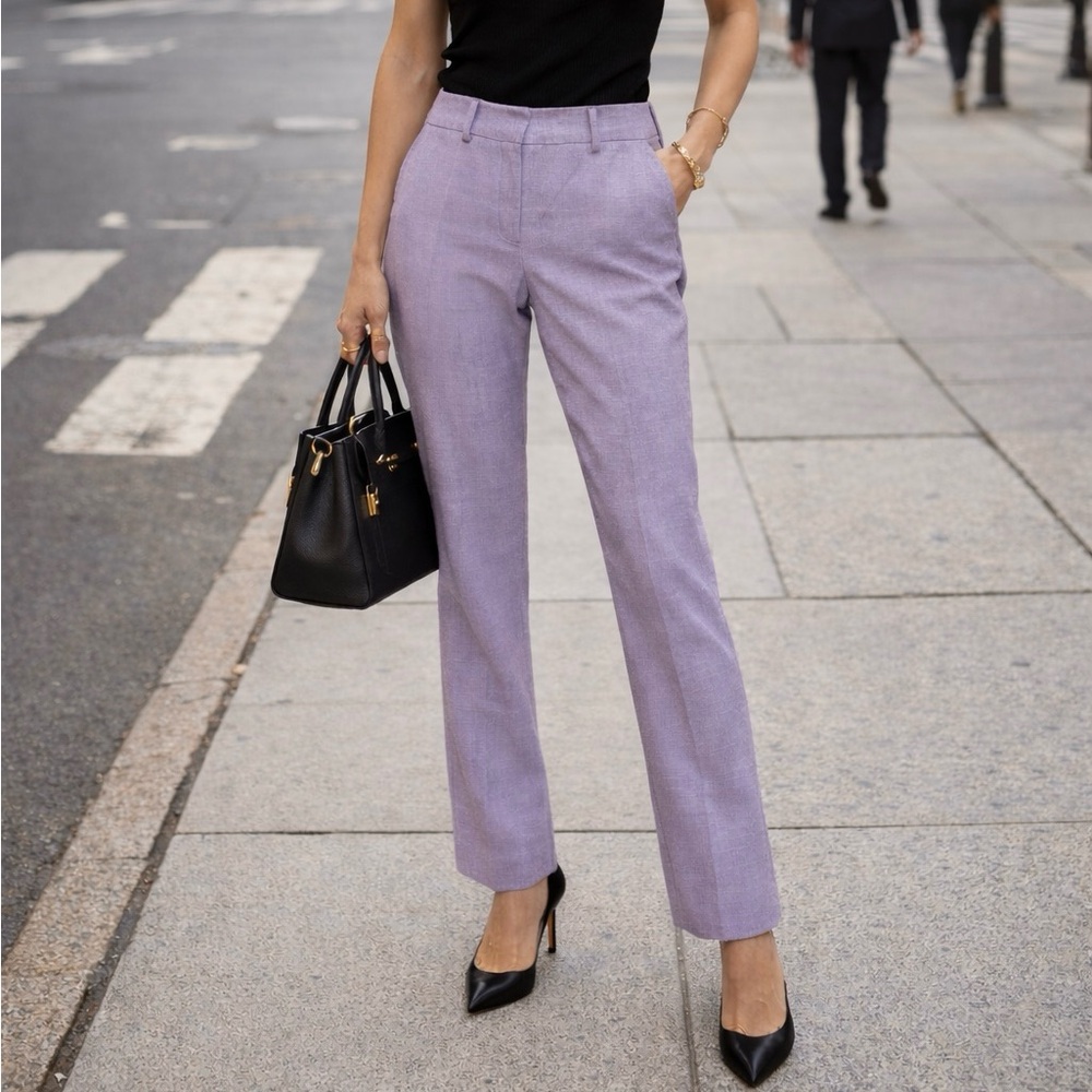 Express Publicist Barely Boot Mid Rise Pants
